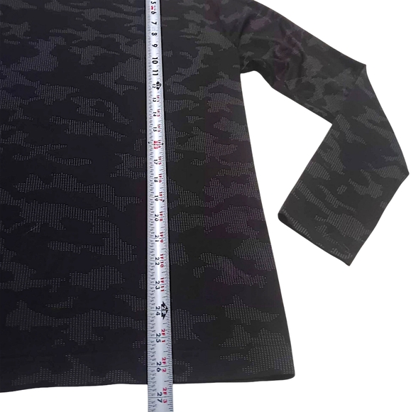 Lululemon Mens Small Camouflage Long Sleeve T-Shirt Activewear Training Gym - Picture 8 of 9